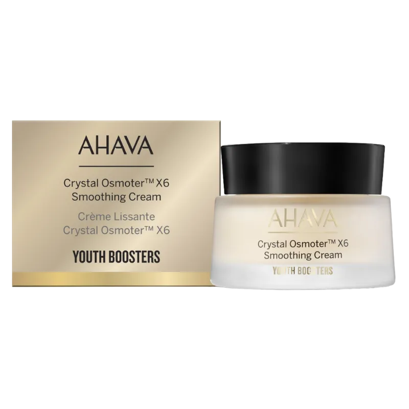 AHAVA Crystal Osmoter X6 Smoothing Cream, Creme Lissante, Youth Boosters, Produktbild.