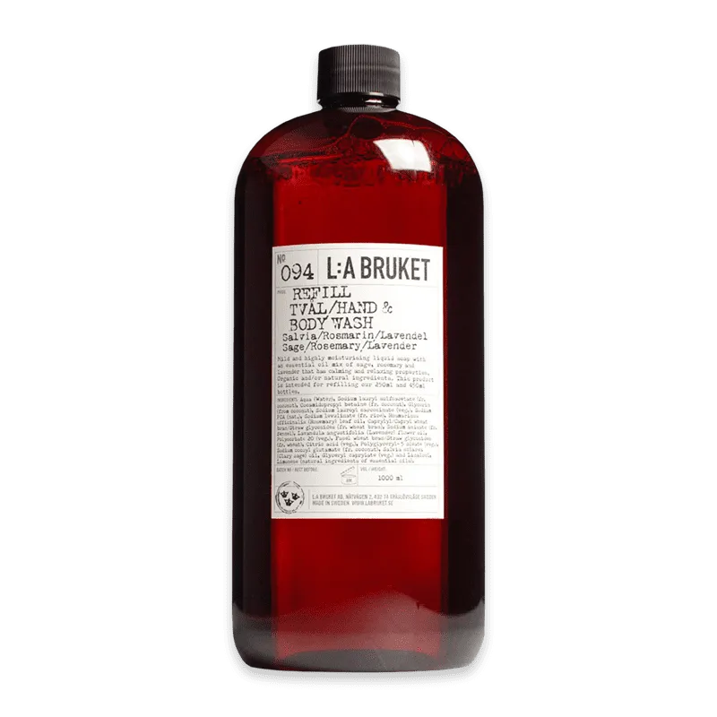 No. 094 Hand & Body Wash Sage/Rosemary/Lavender Refill
