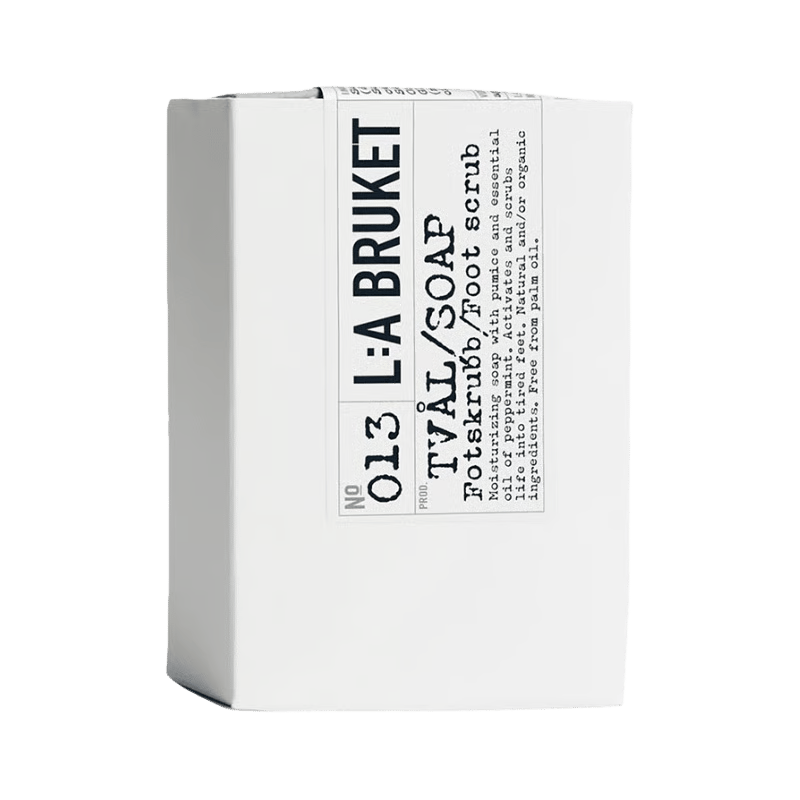 L:A BRUKET No. 013 Bar Soap Foot Scrub Peppermint