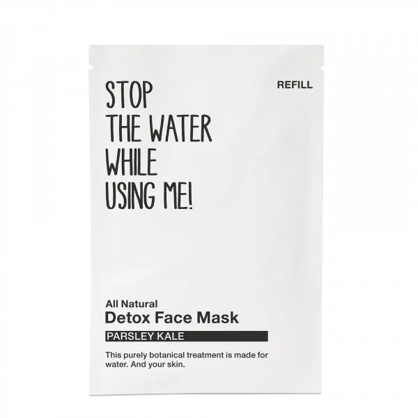 All Natural Parsley Kale Detox Face Mask, Refill Sachet