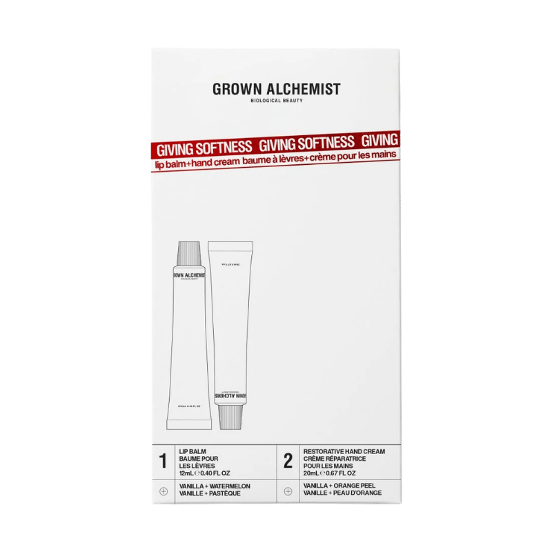 Grown Alchemist Giving Softness Set Limited Edition Lip and Hand Care
