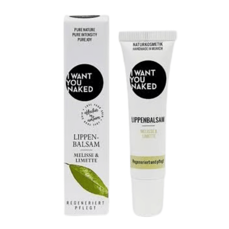 I want you naked Lip balm with lemon balm & lime