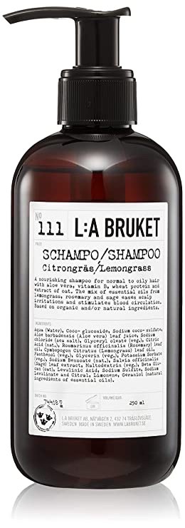 L:A BRUKET No. 111 Shampoo Lemongrass travel size