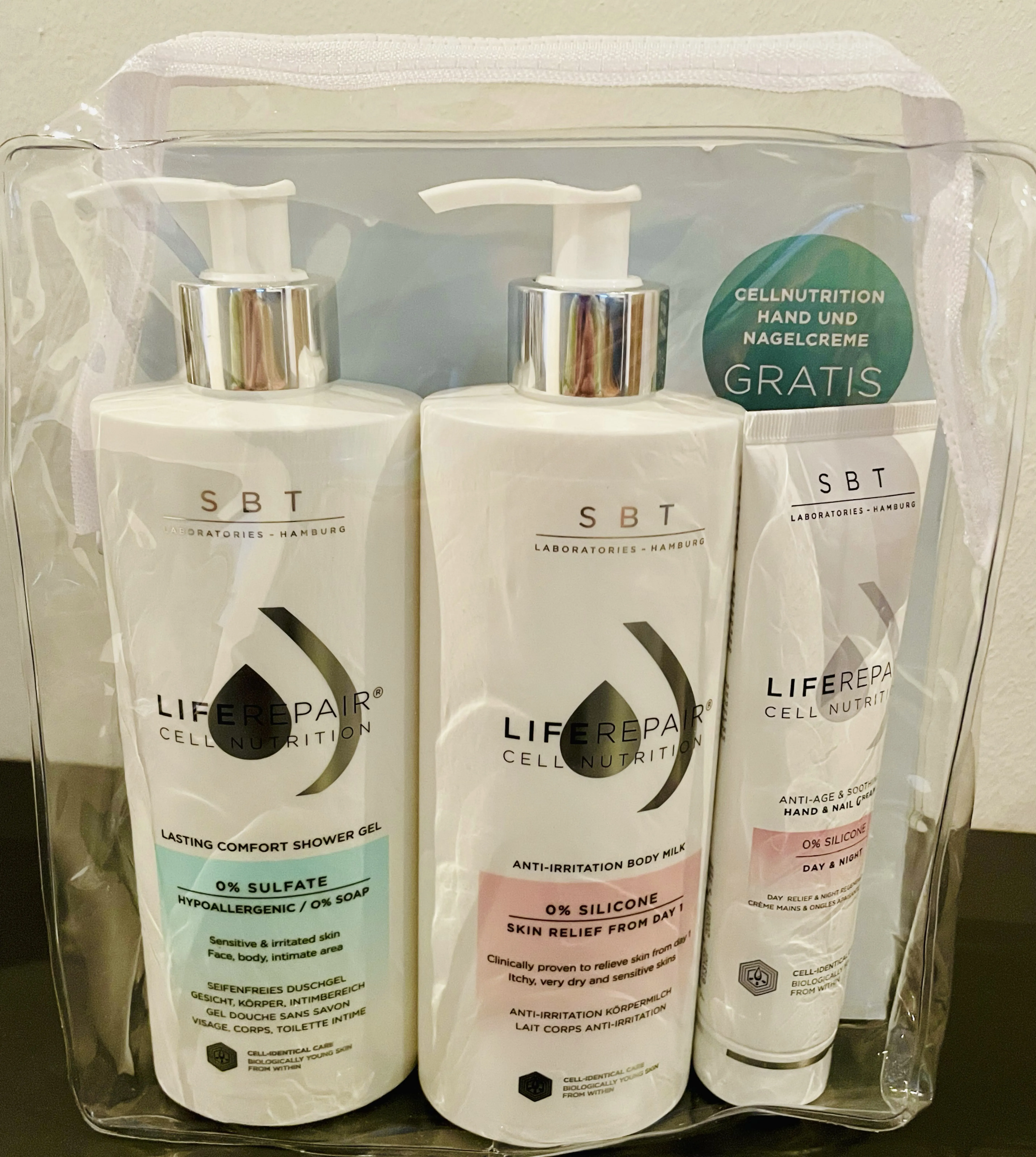 Body&Hand Set - Shower Gel & Body Milk & Hand and Nail Cream