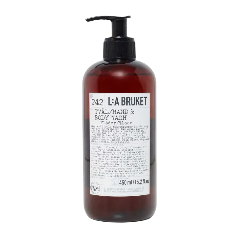 No. 242 Hand & Body Wash Elder 450ml