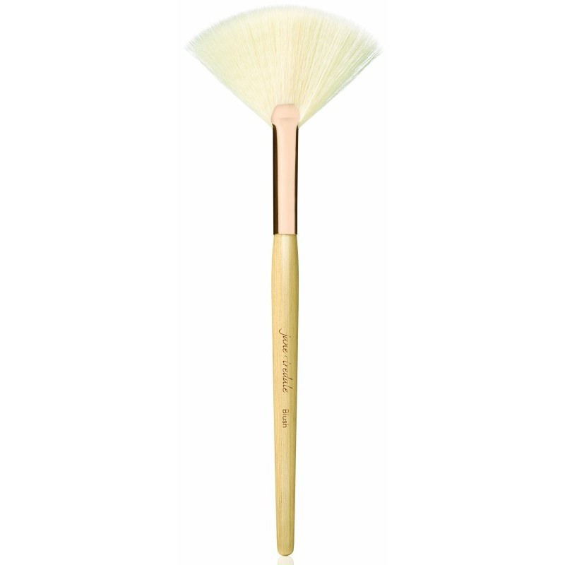 White Fan Blush Brush