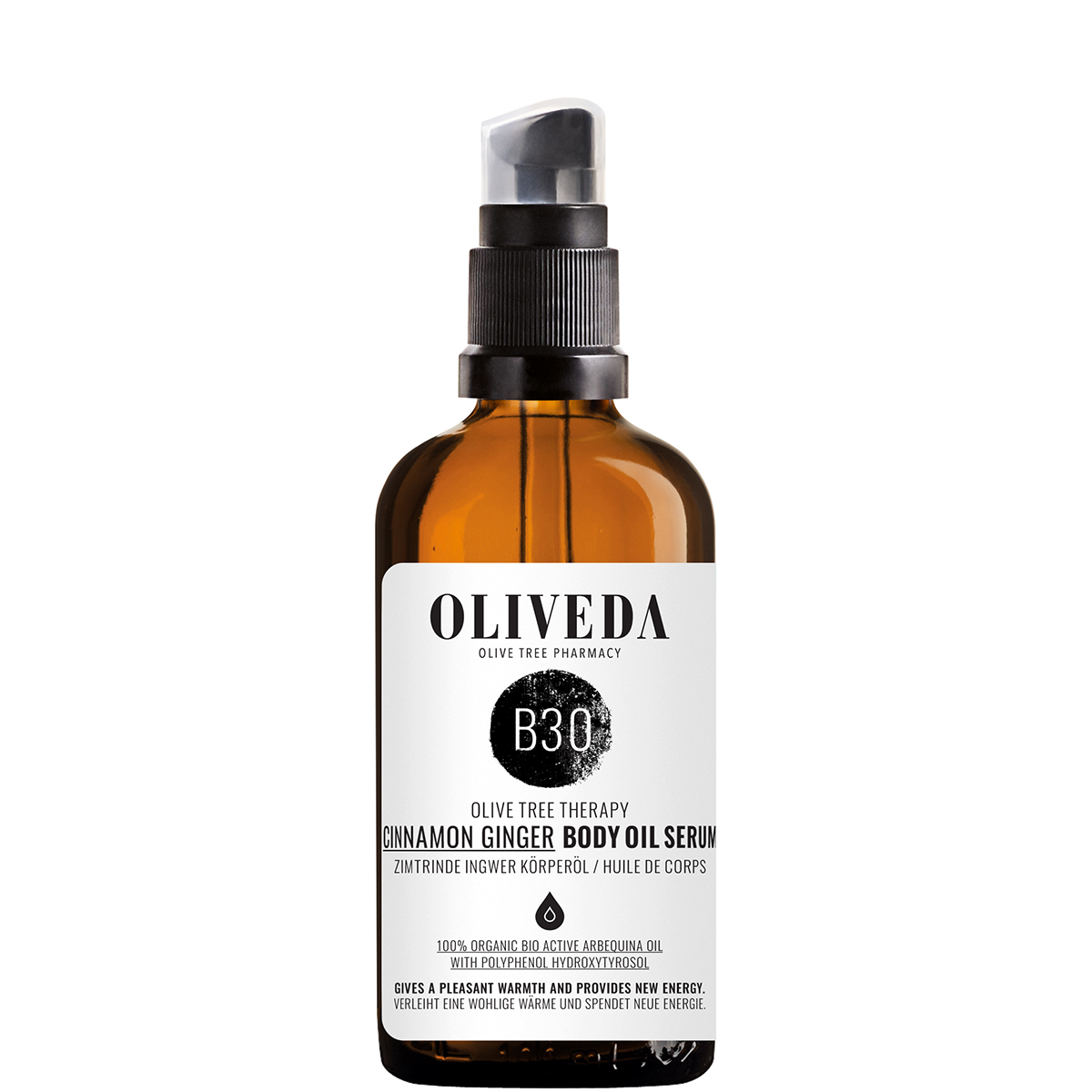 B30 Body Oil Cinnamon Bark Ginger Relaxing