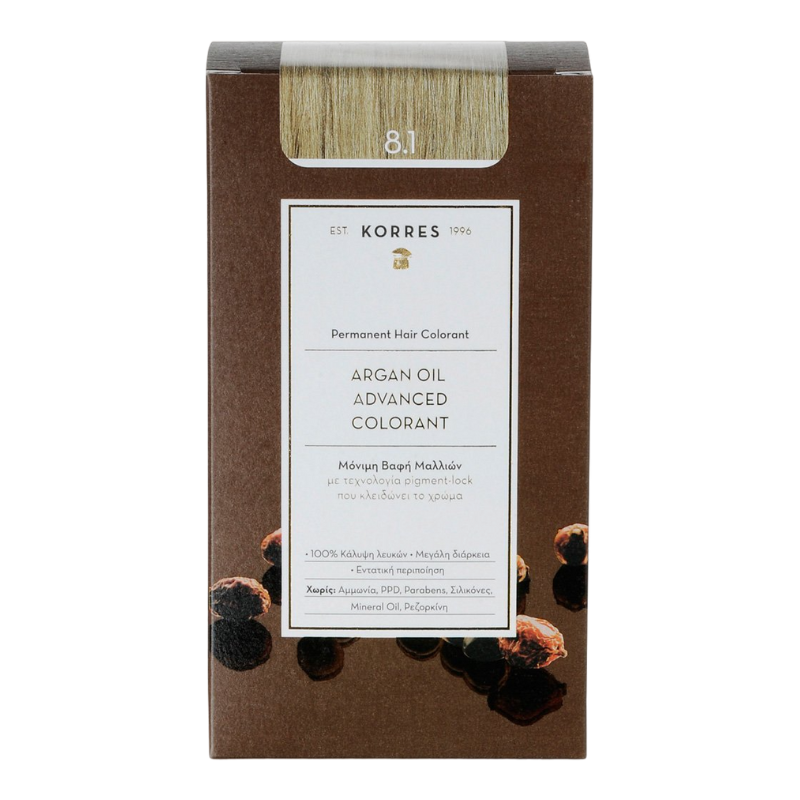 ARGAN OIL Hair Colorant 8.1 light ash blonde