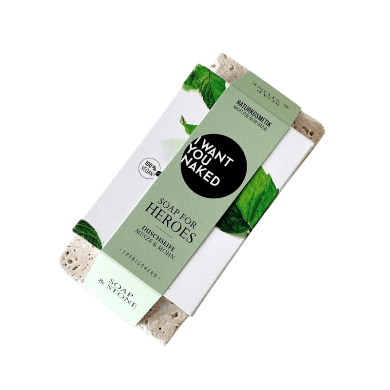 I want you naked SOAP & STONE Naked Stone with SOAP FOR HEROES shower soap