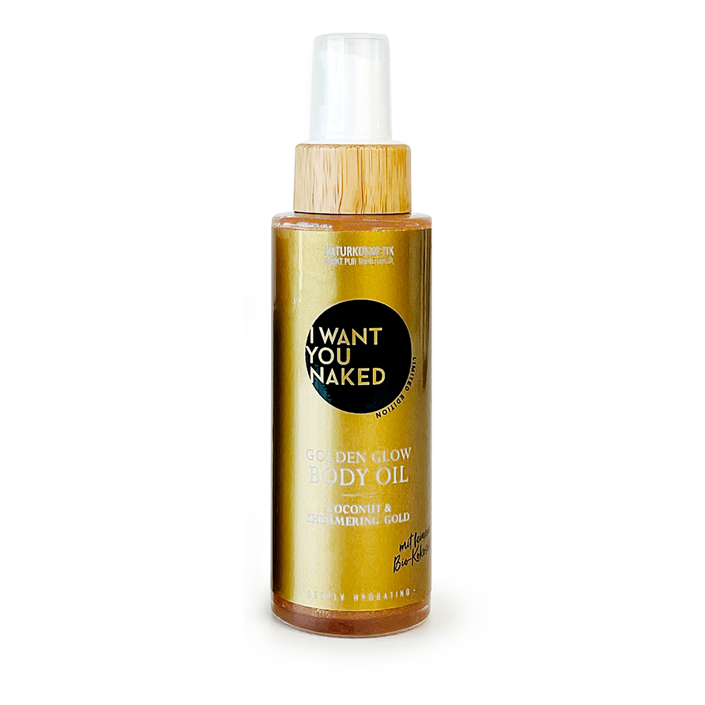 GOLDEN GLOW Body Oil, Coconut & Shimmering Gold