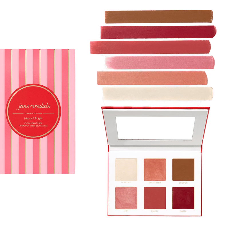 Jane Iredale Mineral Merry & Bright Multiuse Face Palette - Limited Edition