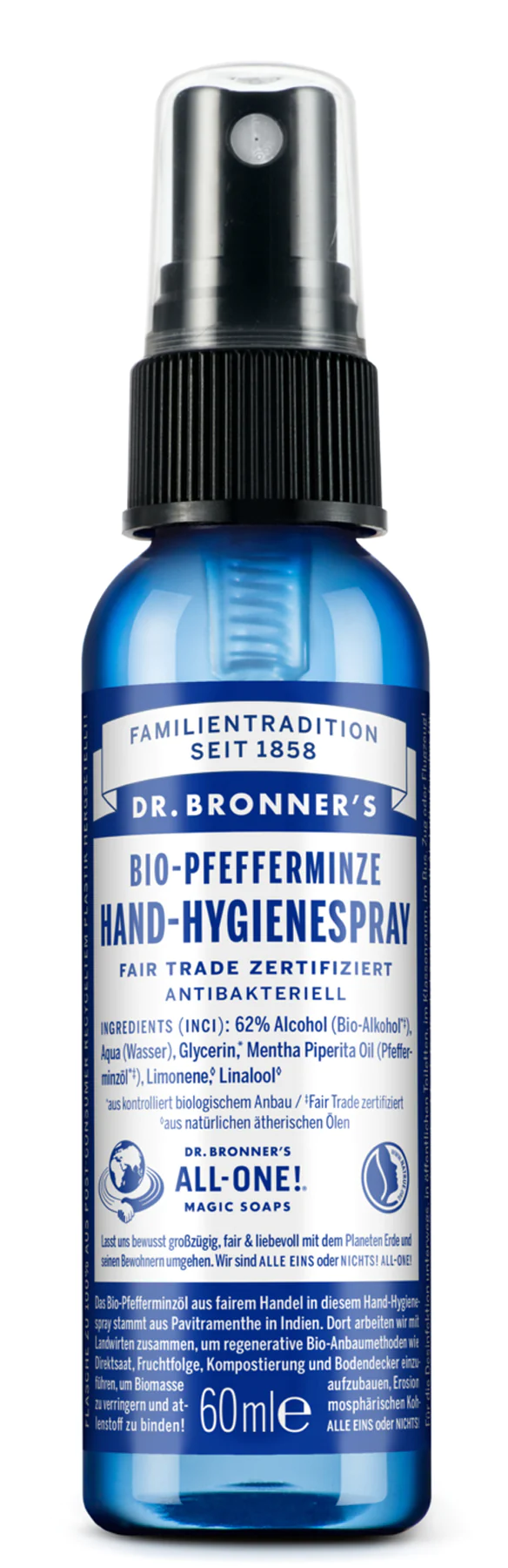 Bio Hand Hygiene Spray Peppermint