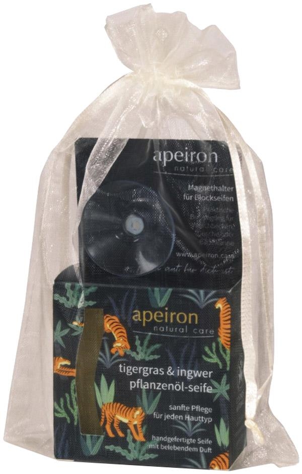 Gift set tiger grass soap with soap holder