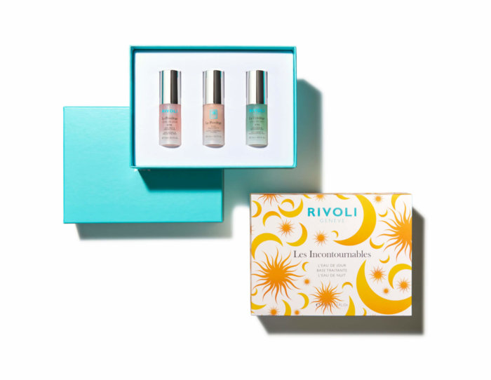 RIVOLI Geneve Set "LES INCONTOURNABLES" travel sizes