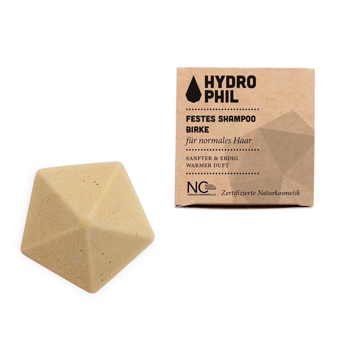 Solid shampoo for normal hair birch