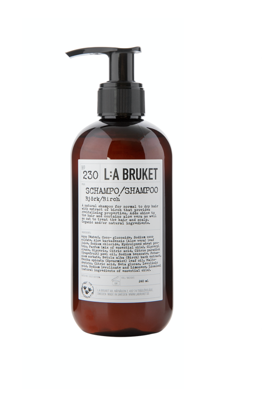 L:A BRUKET No. 230 Shampoo Birch Travel Size