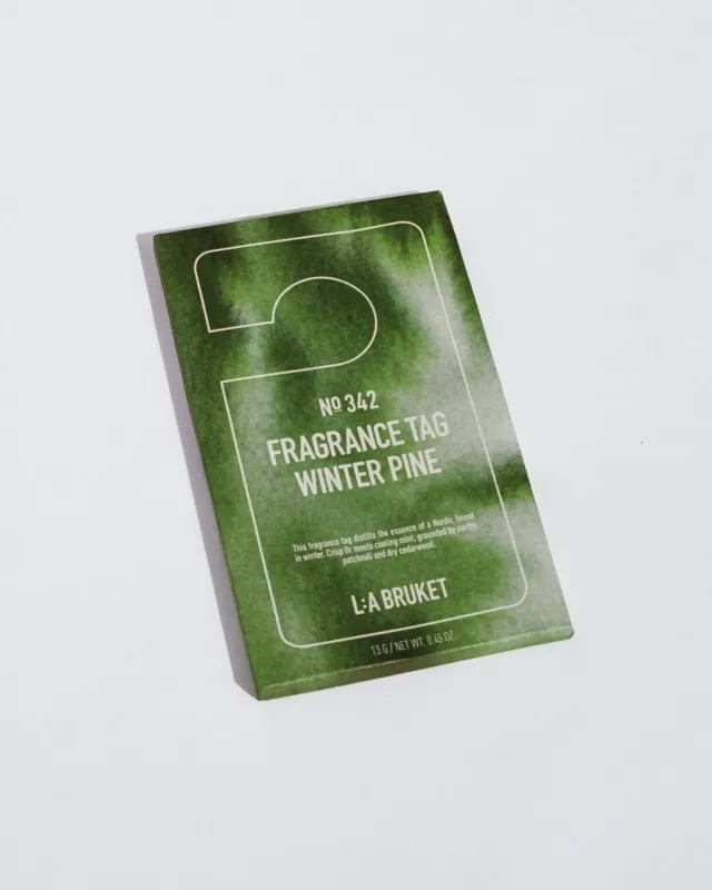 L:A BRUKET No. 182 Fragrance Tag Tabac pendentif parfumé
