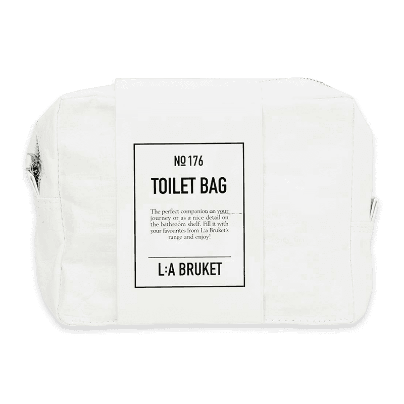 L:A BRUKET No. 176 Toilet Bag white