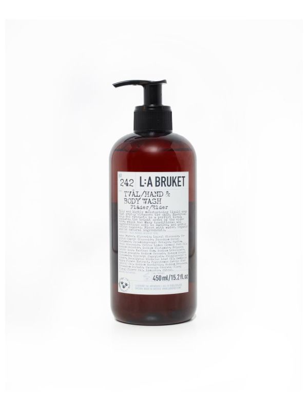 L:A BRUKET No. 242 Hand & Body Wash Elder 450ml