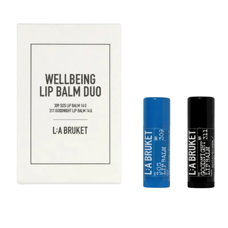 L:A BRUKET Wellbeing Lip Balm Duo lip balm duo