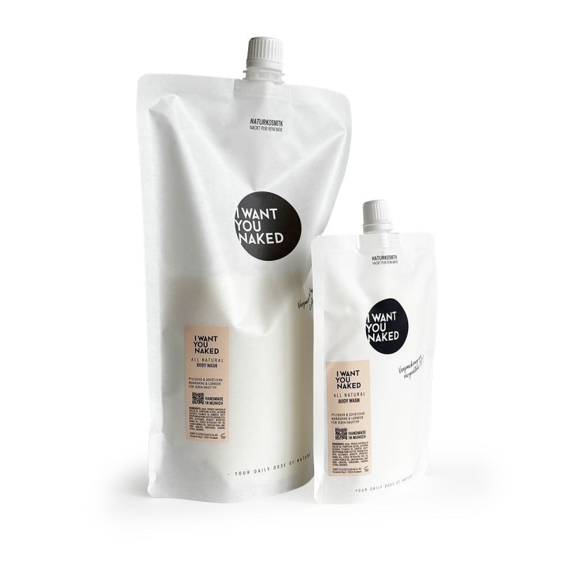 I want you naked GOOD KARMA Body Wash with Mandarin & Bay Leaf 1000ml Refill