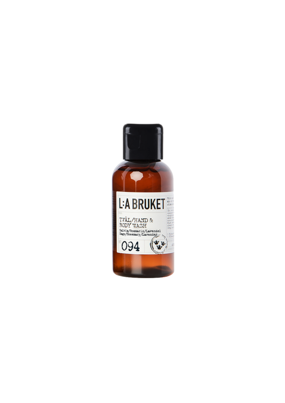 L:A BRUKET No. 094 Hand & Body Wash Sage/Rosemary/Lavender travel size