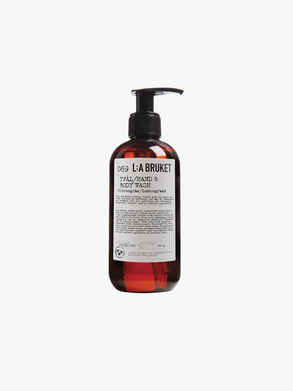 L:A BRUKET No. 069 Hand & Body Wash Lemongrass travel size