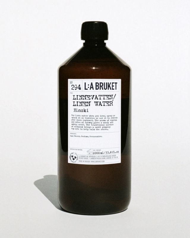 L:A BRUKET No. 294 Linen Water Hinoki