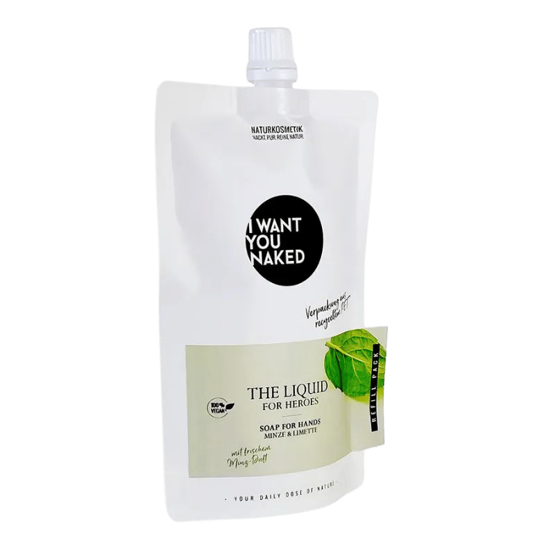 I want you naked THE LIQUID For Heroes with lime & mint 1000ml refill