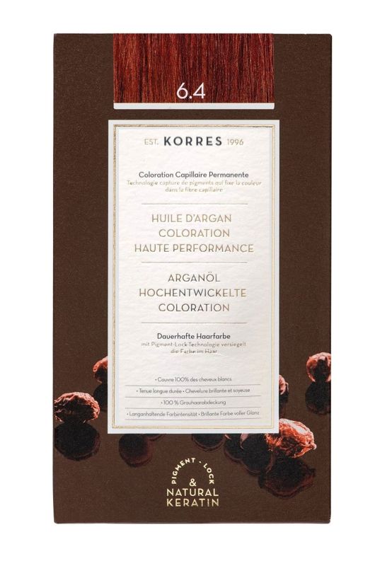 Korres ARGAN OIL Hair Colorant 6.4 dark blonde copper