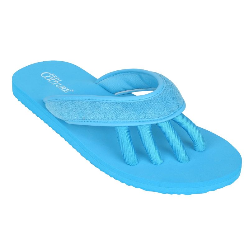 Pedi Couture Pedicure Sandal SPA Terry Turquoise
