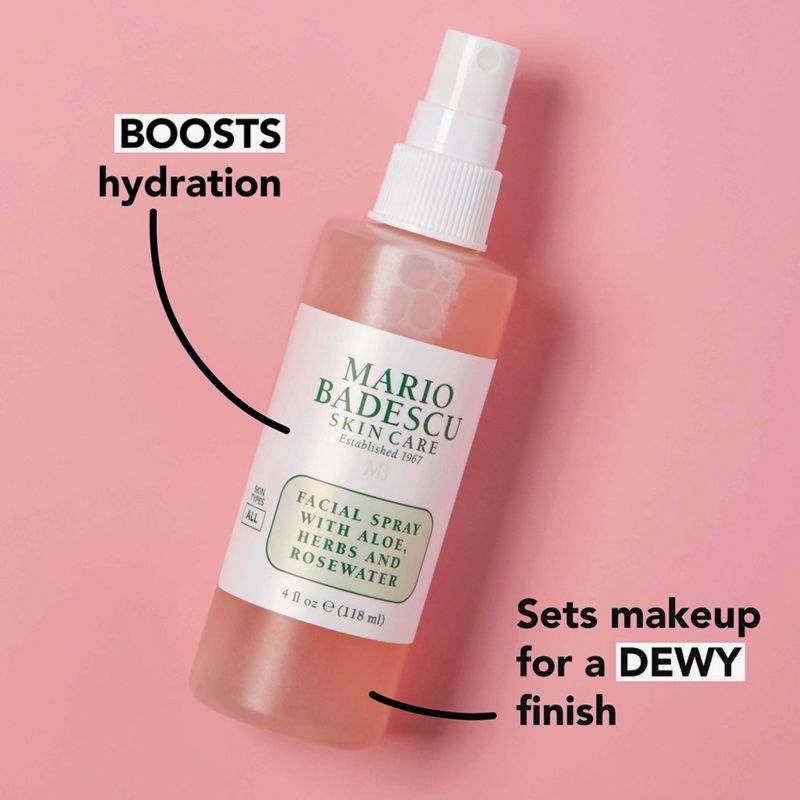 Mario Badescu Skincare Facial Spray with Aloe, Herbs & Rosewater 118ml