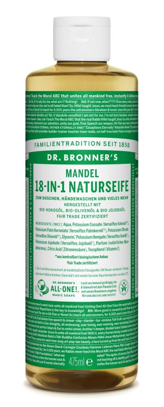 Dr. Bronner's 18 in 1 Organic Natural Soap Almond