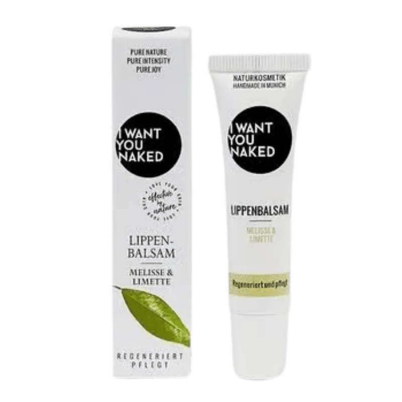 I want you naked Lip balm with lemon balm & lime