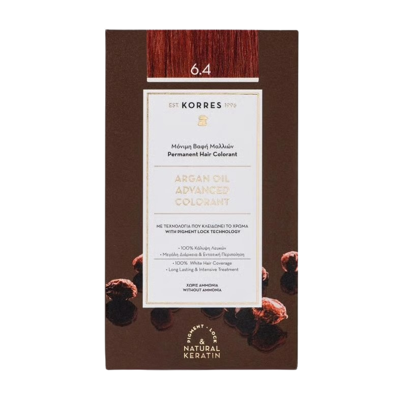 Korres ARGAN OIL Hair Colorant 6.4 dark blonde copper