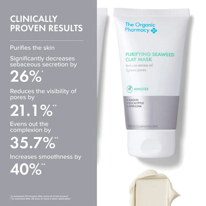 Organic Pharmacy Purifying Seaweed Clay Mask NEW