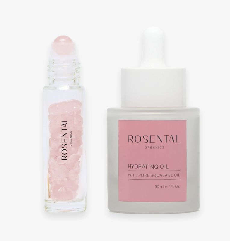Rosental Organics Face Yoga Roll-on Rose Quartz ltd. Edition