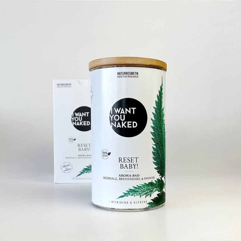 I want you naked RESET BABY Aroma Bath with Sea Salt, Nettle & Ginger
