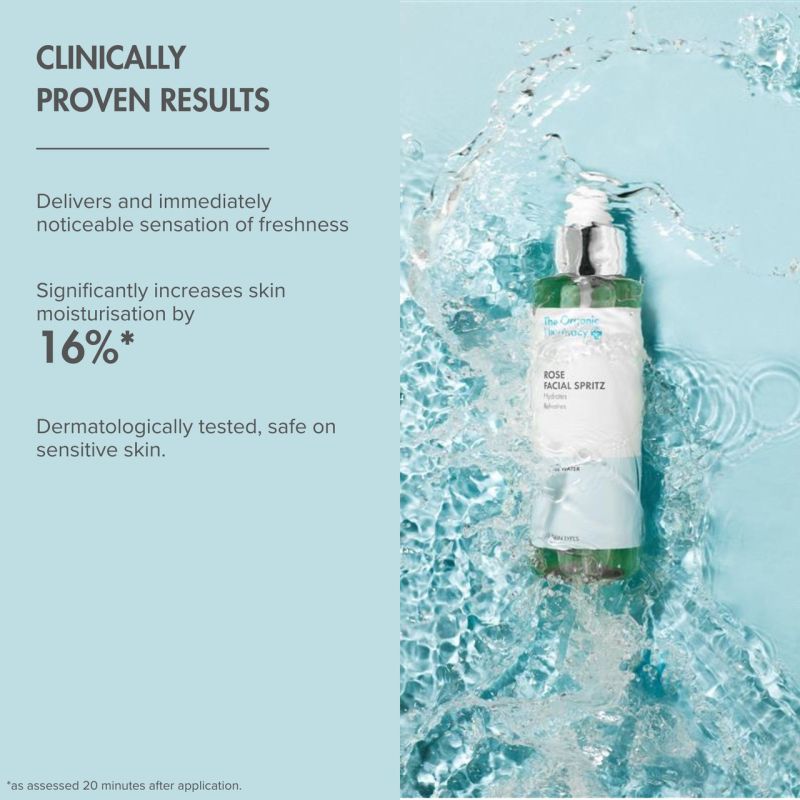 The Organic Pharmacy Rose Facial Spritz Toner NEW