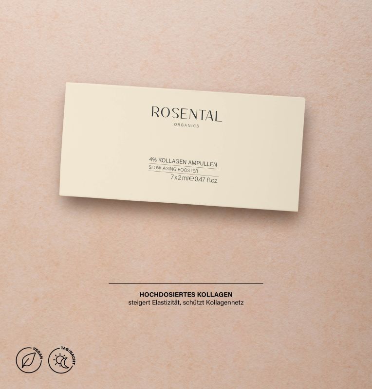 Rosental Organics 4% collagen ampoules I slow-aging booster