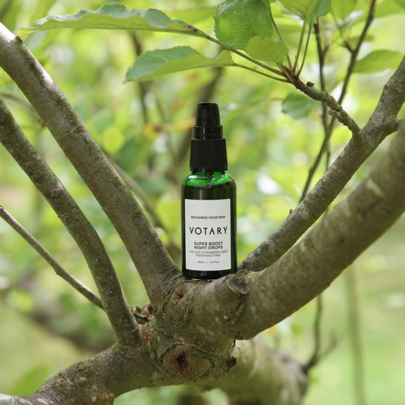 VOTARY Super Boost Night Drops CBD & Strawberry Seed