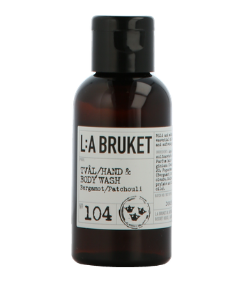 L:A BRUKET No. 104 Hand & Body Wash Bergamot/Patchouli Travel Size