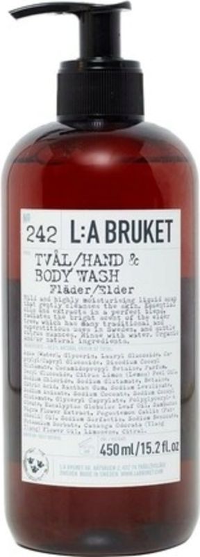 L:A BRUKET No. 242 Hand & Body Wash Elder 450ml