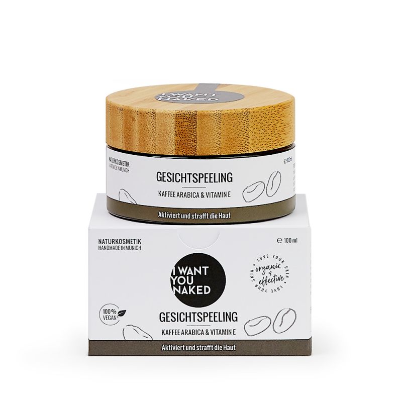 I want you naked Face scrub Coffee Arabica & Vitamin E