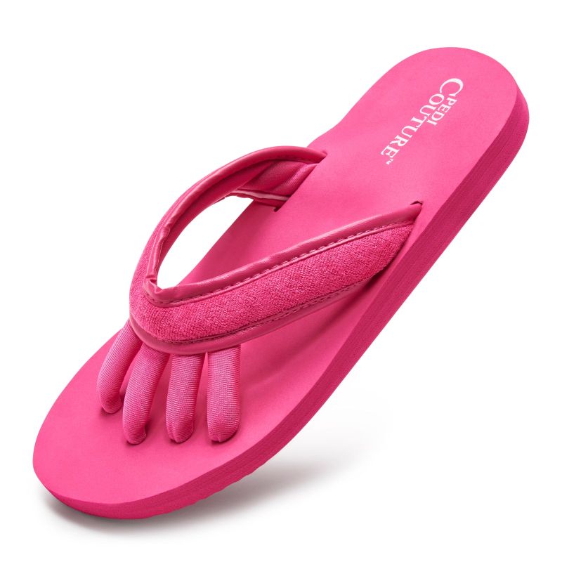 Pedi Couture Pedicure Sandal SPA Terry Fuchsia