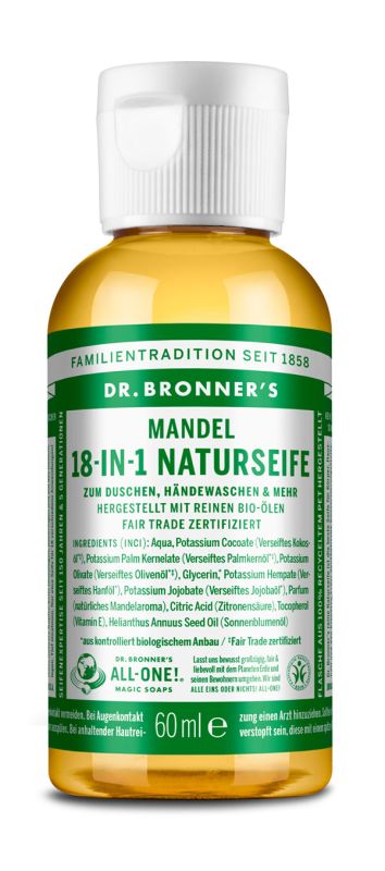 Dr. Bronner's 18 in 1 Organic Natural Soap Almond