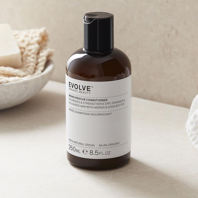 EVOLVE Organic Beauty Monoi Rescue Natural Hair Conditioner