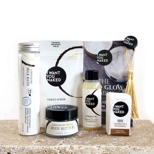 I want you naked FANTASTIC FIVE Coco Glow Box with 5 mini sizes