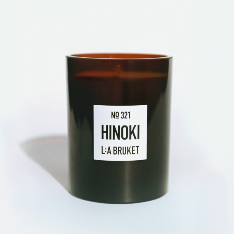 L:A BRUKET No. 255 Scented Candle Hinoki 50g