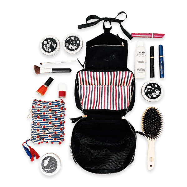 Bag-all Hanging cosmetic bag, black